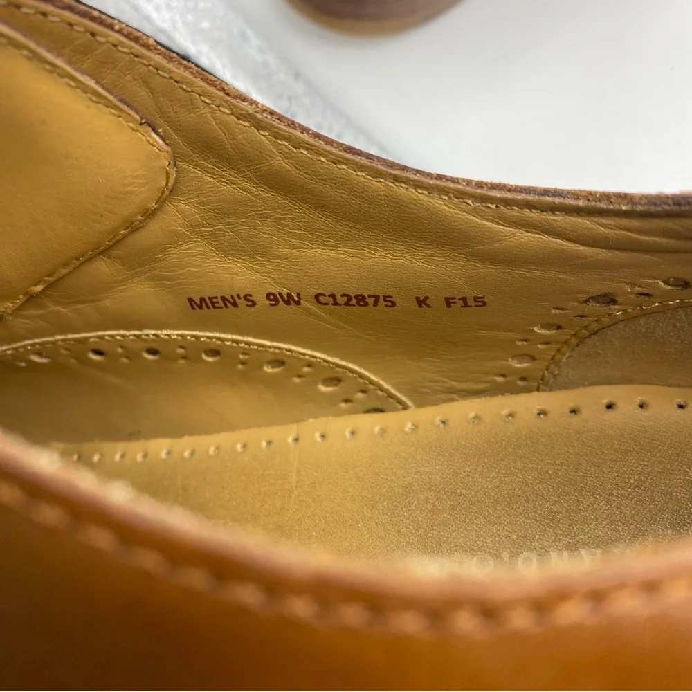 Cole Haan Men's Williams II‎ Monk Strap Brown leather size 9 wide